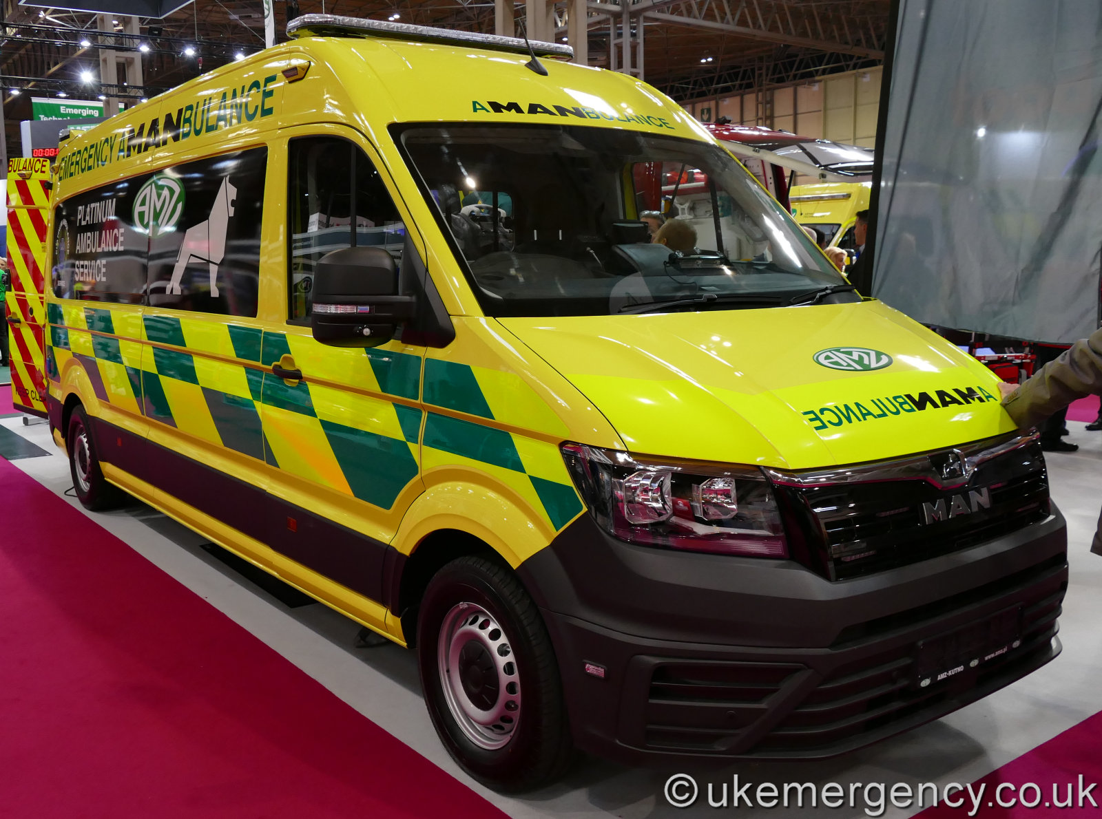 Platinum Ambulance Service MAN TGE UK Emergency Vehicles