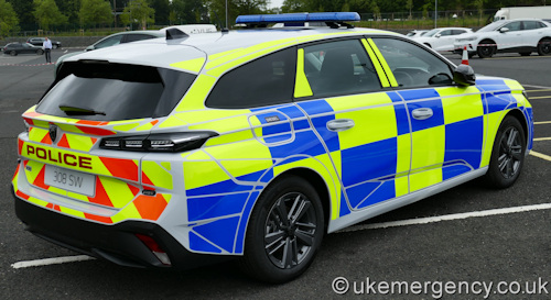 Police demonstrator Peugeot 308 SW