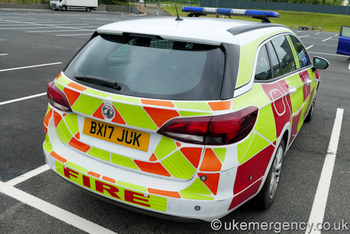 BX17 JUK Staffordshire Fire and Rescue Service Vauxhall Astra