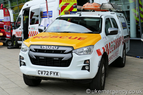 CV72 FYX West Mercia Search and Rescue Isuzu D-Max