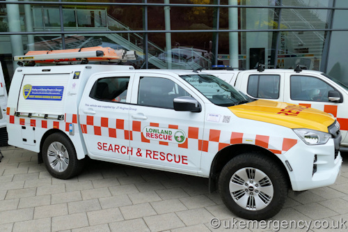 CV72 FYX West Mercia Search and Rescue Isuzu D-Max