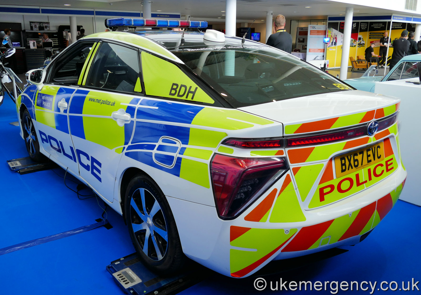BX67 EVC Metropolitan Police Toyota Mirai