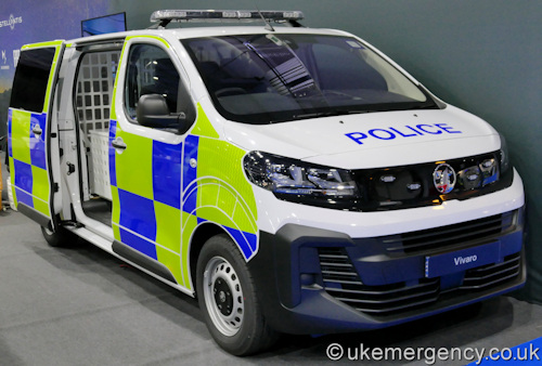 Police demonstrator Vauxhall Vivaro