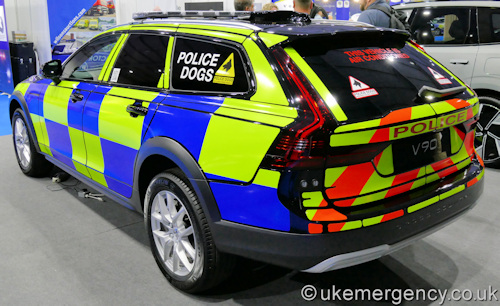 Police demonstrator Volvo V90 Cross Country