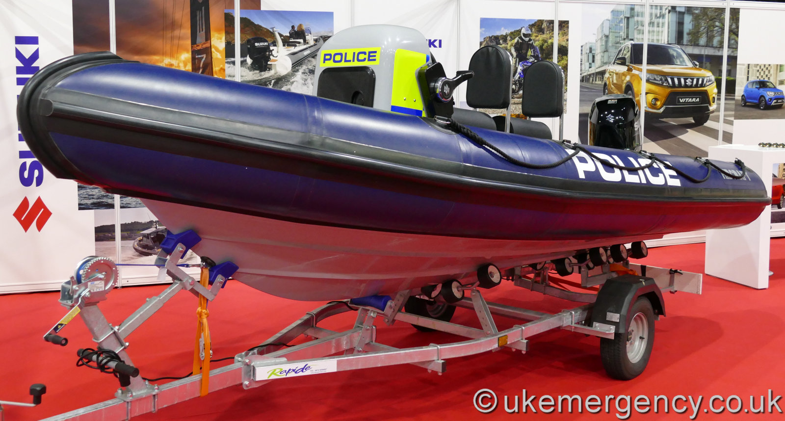Police demonstrator Rigid Inflatable Boat (RIB)