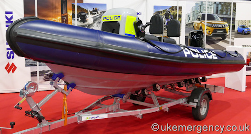 Police demonstrator Rigid Inflatable Boat (RIB)