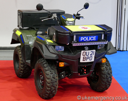 OU21 BPO Gloucestershire Constabulary Suzuki KingQuad