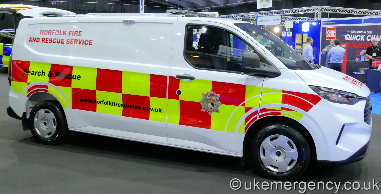 Norfolk Fire and Rescue Service Ford E-Transit