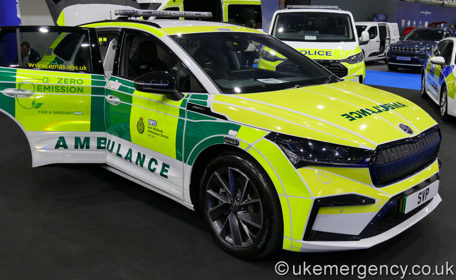 East Midlands Ambulance Service Skoda Enyaq