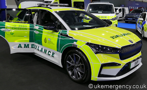 East Midlands Ambulance Service Skoda Enyaq