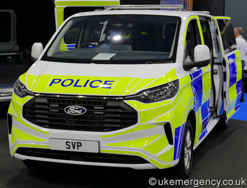 Police demonstrator Ford Tourneo