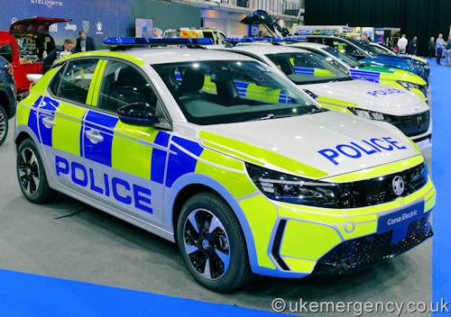 Police demonstrator Vauxhall Corsa Electric