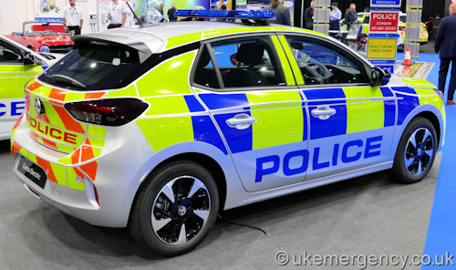 Police demonstrator Vauxhall Corsa Electric