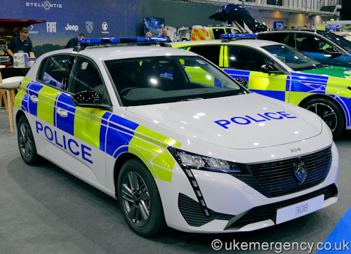 Police demonstrator Peugeot 308