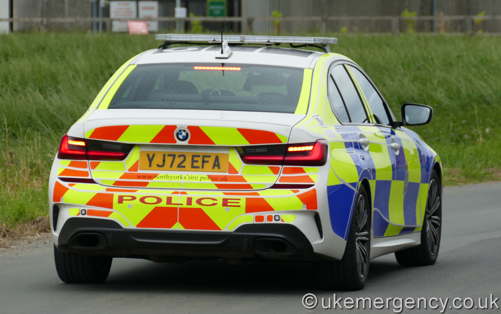 YJ72 EFA North Yorkshire Police BMW 3 Series